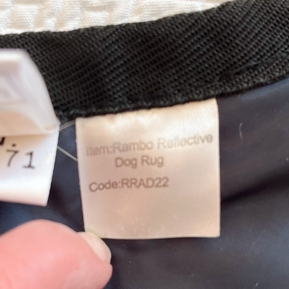 Rambo by Horseware Reflective Waterproof Orange Insulated Dog Coat Size Medium - Picture 7 of 9